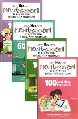 SACH21 - Pre-Order (3-5 tuần) Học Montessori Để Dạy Trẻ Theo Phương Pháp Montessori (Trọn Bộ 4 Cuốn)