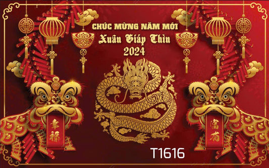 Super High Quality Back Drop. Code (T1616) for Tet Vietnamese New Year