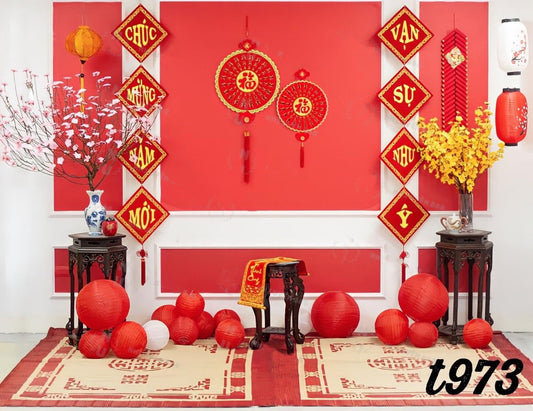 Super High Quality Back Drop. Code (T973) for Tet Vietnamese New Year