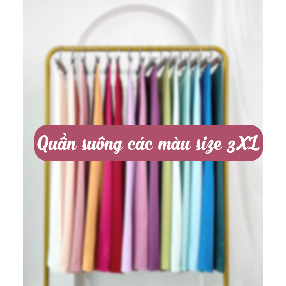 QT3XL quần suông các màu size 3XL